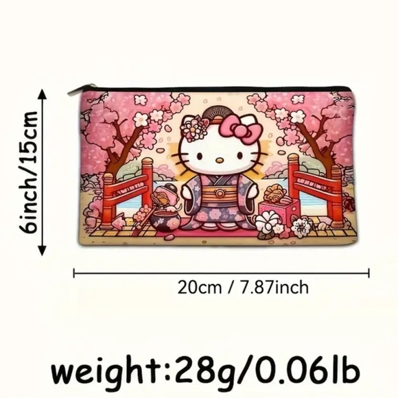 Hello Kitty Kimono Makeup Pouch - Picture 4 of 6